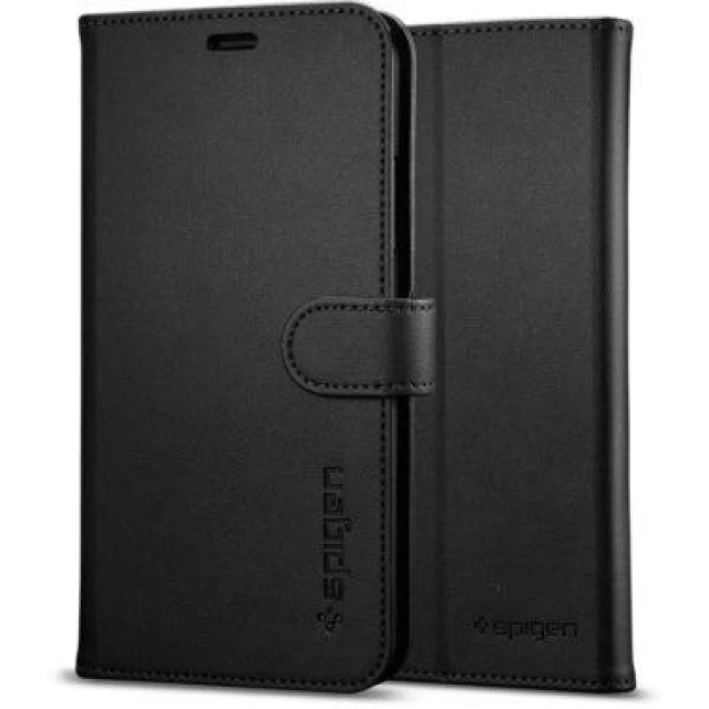 Чехол Spigen для iPhone X Wallet S Black (057CS22176)