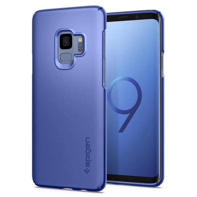 Чохол Spigen для Samsung S9 Thin Fit Coral Blue (592CS22822)