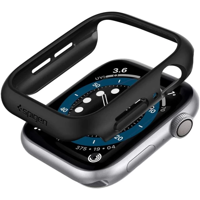 Чохол Spigen для Apple Watch 40 mm Thin Fit Black (061CS24484)