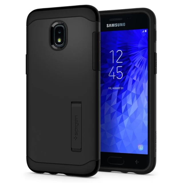Чохол Spigen для Samsung Galaxy J3 Slim Armor Black (594CS24018)