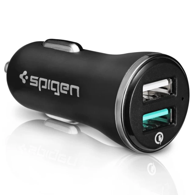 Автомобільний зарядний пристрій Spigen F26QC Quick Charge 2.0 (000CG20393)