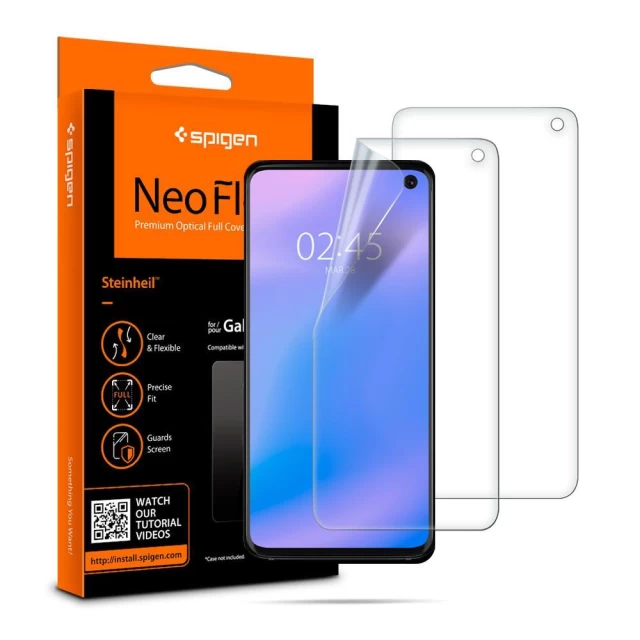 Защитная пленка Spigen для Samsung S10е Neo Flex (2 Pack) (609FL26017)