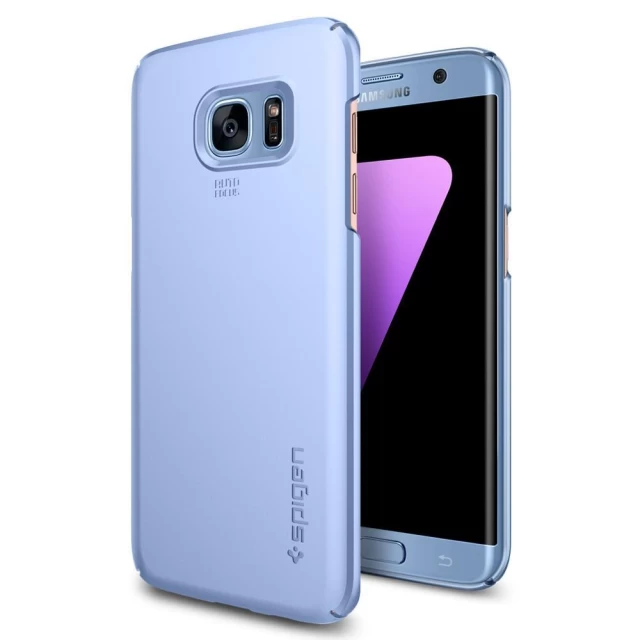 Чохол Spigen для Samsung S7 Edge Thin Fit Blue Coral (556cs21032)