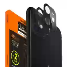 Защитное стекло Spigen для камеры iPhone 11 Cover Camera Lens (2 pack) Black (AGL00506)