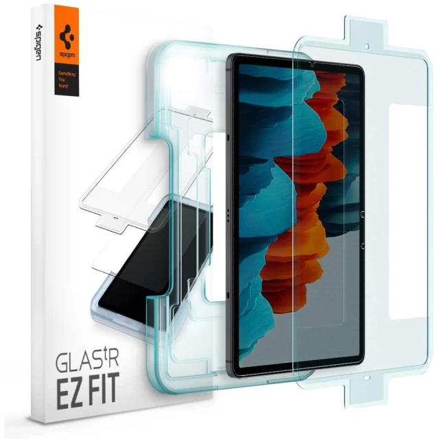 Защитное стекло Spigen для Galaxy Tab S7 EZ FIT GLAS.tR Clear (AGL02032)