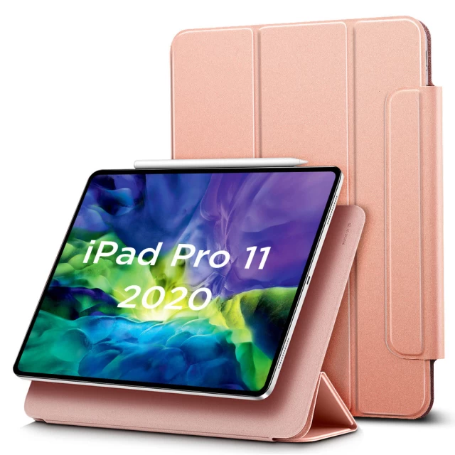 Чехол ESR для iPad Pro 11 2020/2018 2nd/1st Gen Rebound Magnetic Rose Gold (3C02192420301)