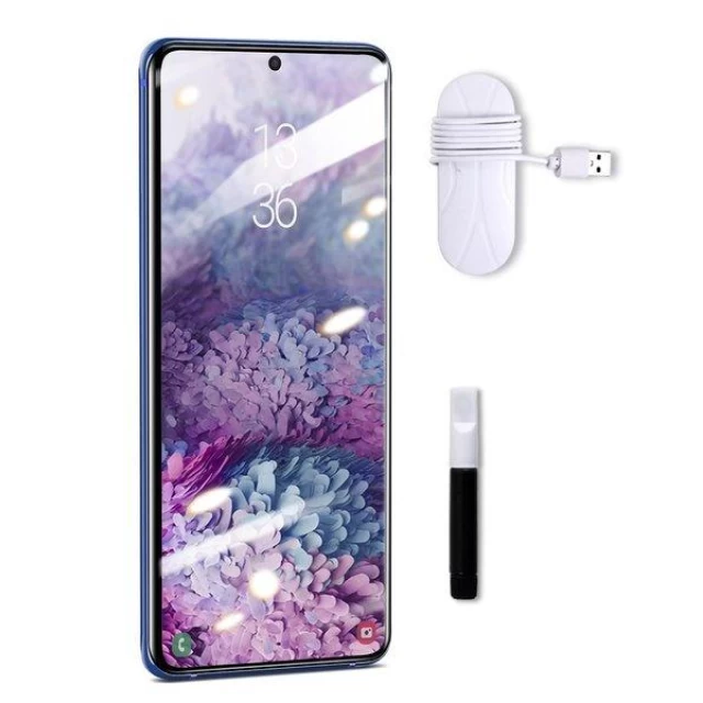 Захисне скло Baseus для Samsung Galaxy S20 Ultra Curved-screen UV (2 Pack) Transparent (SGSAS20U-UV02)