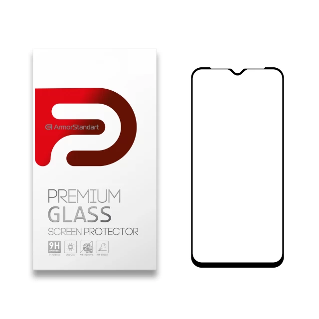 Защитное стекло ARM Full Glue HD для Xiaomi Redmi Poco M3 Black (ARM58904)