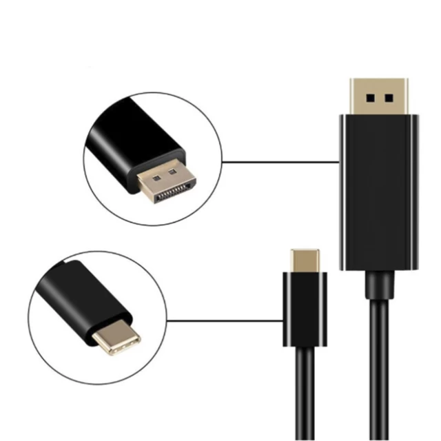Шнур Upex USB Type-C - Displayport 1,8m (UP10120)