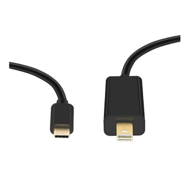 Шнур Upex USB Type-C - mini Displayport 1,8m (UP10122)