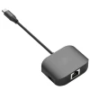 USB-хаб Upex USB Type-C - Gigabyte Ethernet (RJ-45)/USB 3.0 Space Gray (UP10170)