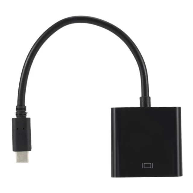 Адаптер Upex USB Type-C - VGA Black (UP10179)