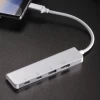 USB-хаб Upex USB Type-C - USB Type-Cx2/HDMI/USB 3.0 Silver (UP10181)