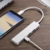 USB-хаб Upex USB Type-C - USB Type-Cx2/USB 3.0x2 Silver (UP10182)