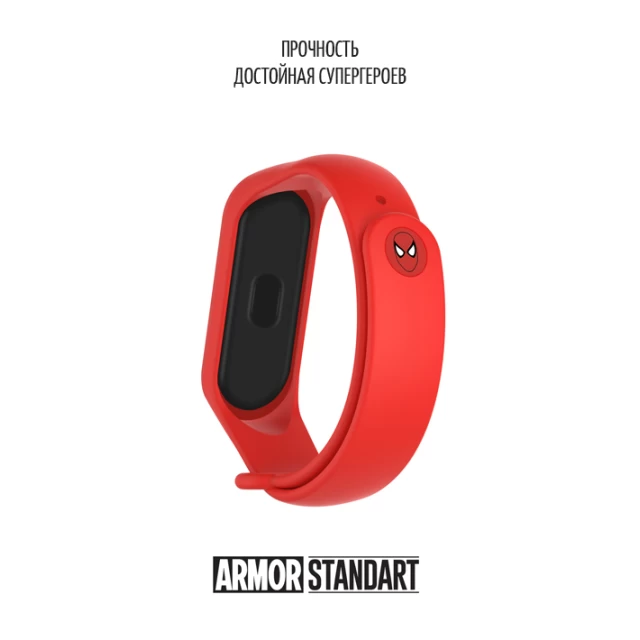 Ремінець ARM Superhero Edition для Xiaomi Mi Band 6/5 Spider Man Red (ARM57066)