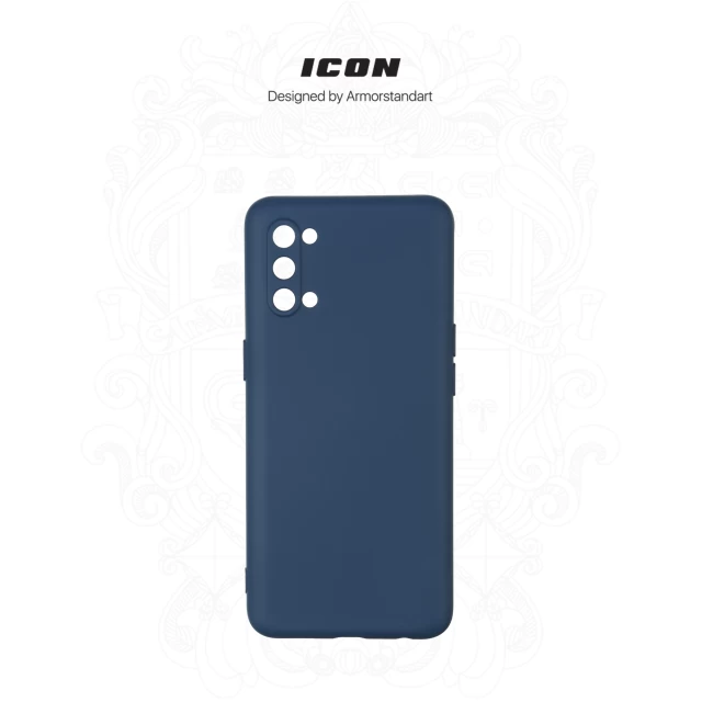Чехол ARM ICON Case для OPPO Reno 4 Dark Blue (ARM57169)