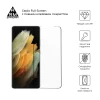 Защитное стекло ARM Full Glue Curved для Samsung Galaxy S21 Ultra Black (ARM57616)