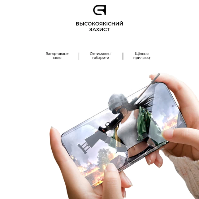 Защитное стекло ARM Full Glue HD для Samsung Galaxy A72 (A725) Black (ARM58902)