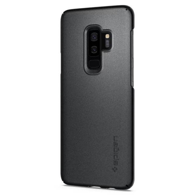 Чохол Spigen для Samsung Galaxy S9 Plus Thin Fit Graphite Gray (593CS22910)