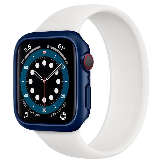 Чохол Spigen для Apple Watch 44 mm Thin Fit Metallic Blue (ACS02223)