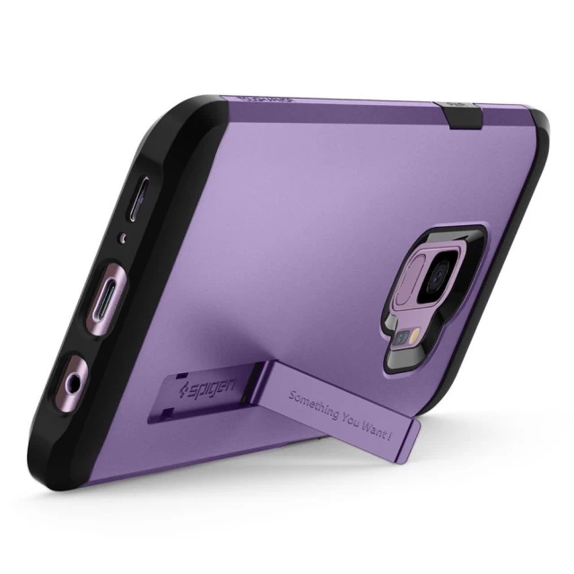 Чохол Spigen для Samsung S9 Tough Armor Lilac Purple (592CS22849)