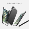 Чохол Spigen для iPhone SE 2020/8/7 Thin Fit Mat Black (042CS20427)