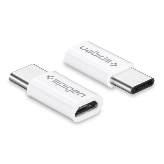 Адаптер Spigen Essential CAMC2 MicroUSB to USB-C (SGP11881)