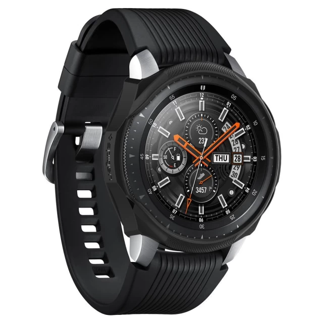 Чохол Spigen для Galaxy Watch 46 mm Liquid Air Black (603CS25100)