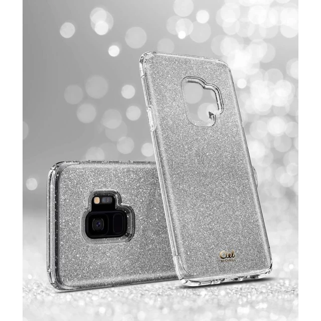 Чехол Spigen для Samsung S9 Ciel By CYRILL Colette Luxurious Design Silver Glitter (592cs23335)