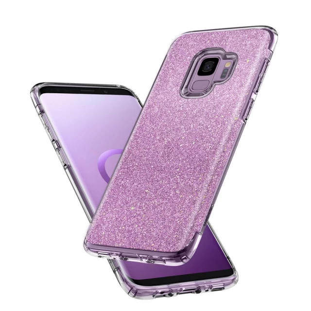 Чехол Spigen для Samsung S9 Slim Armor Crystal Glitter Rose Quartz (592CS22886)