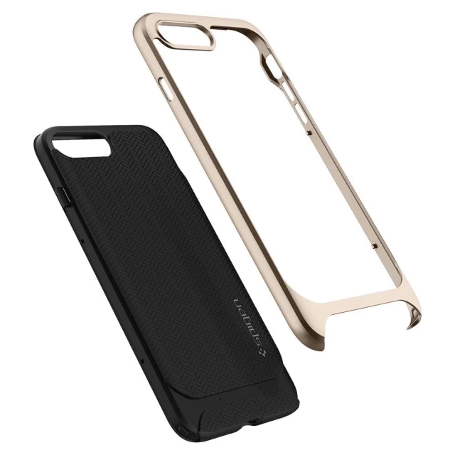 Чехол Spigen для iPhone 8 Plus/7 Plus Neo Hybrid Herringbone Champagne Gold (055CS22231)