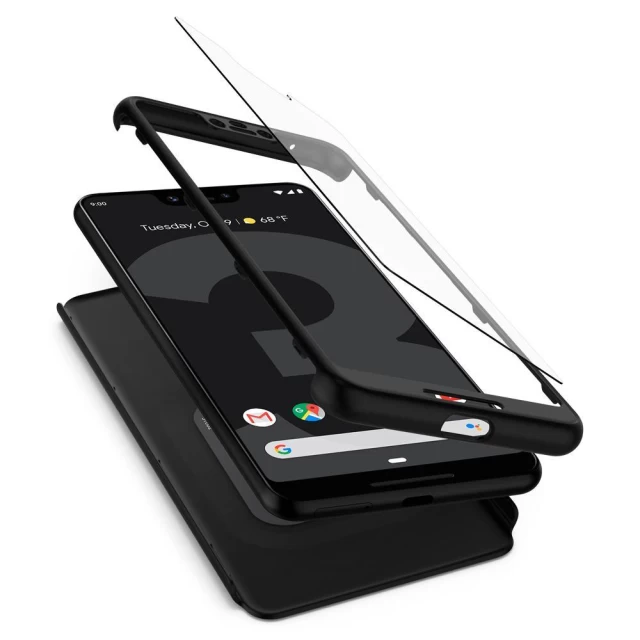 Чохол Spigen для Google Pixel 3 XL Thin Fit 360 Black (F20CS25030)