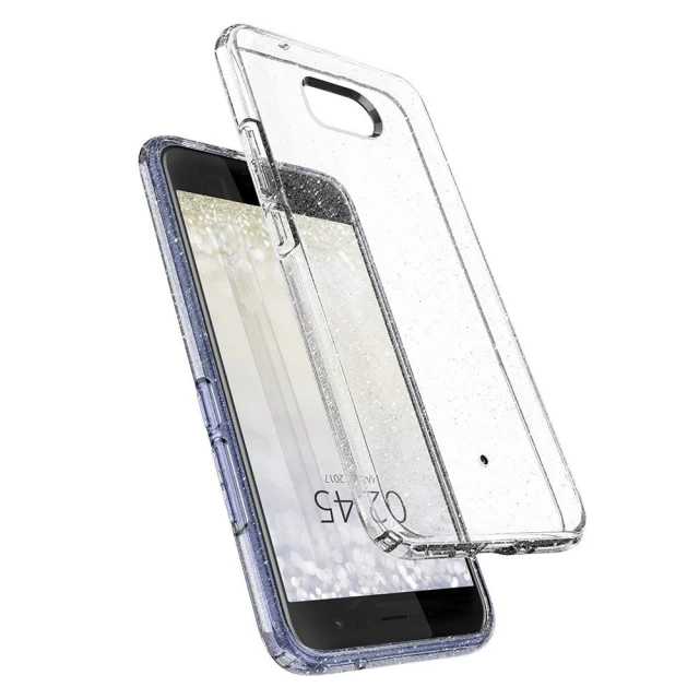 Чохол Spigen для HTC U11 Liquid Crystal Glitter Crystal Quartz (H11CS21940)
