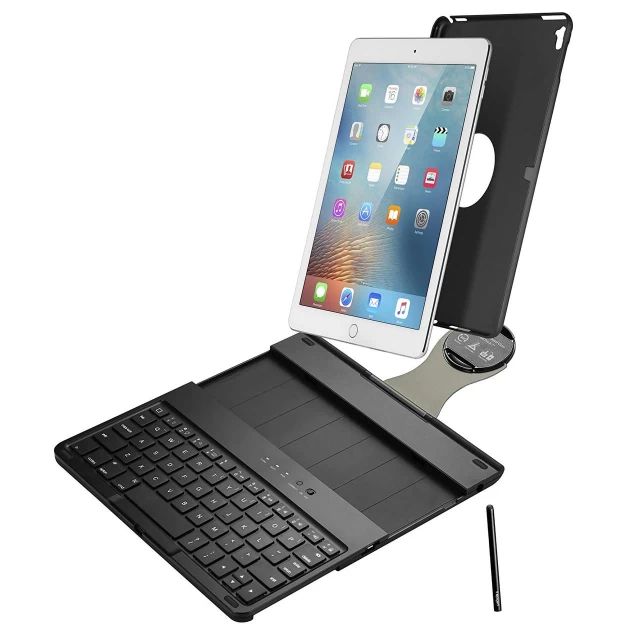 Чохол Spigen для iPad Pro 9.7/Air 2/iPad 6 (K101W) з бездротовою клавіатурою Bluetooth і стилусом (044EP20378)