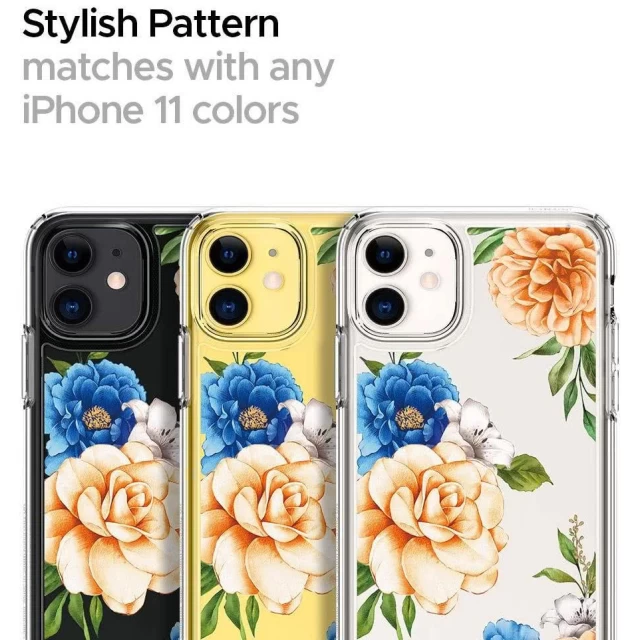 Чохол Spigen для iPhone 11 Ciel Blue Floral (076CS27530)