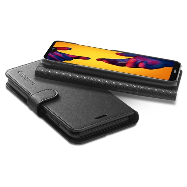 Чехол Spigen для Huawei P20 lite/Nova 3e Wallet S Black (L22cs23078)