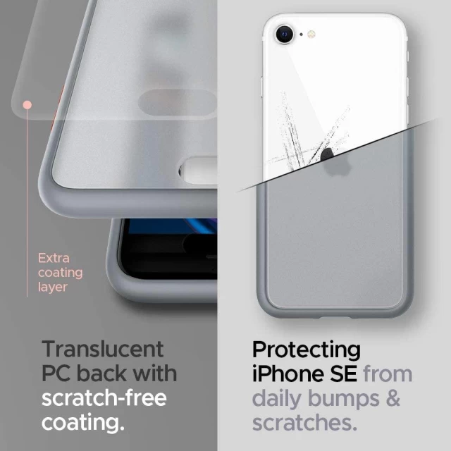 Чохол Spigen для iPhone SE 2020/8/7 Ciel Color Brick Gray (ACS00965)