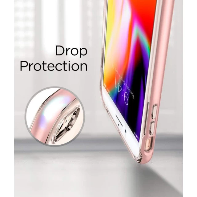 Чехол Spigen для iPhone SE 2020/8/7 Neo Hybrid Crystal 2 Rose Gold (054CS22364)