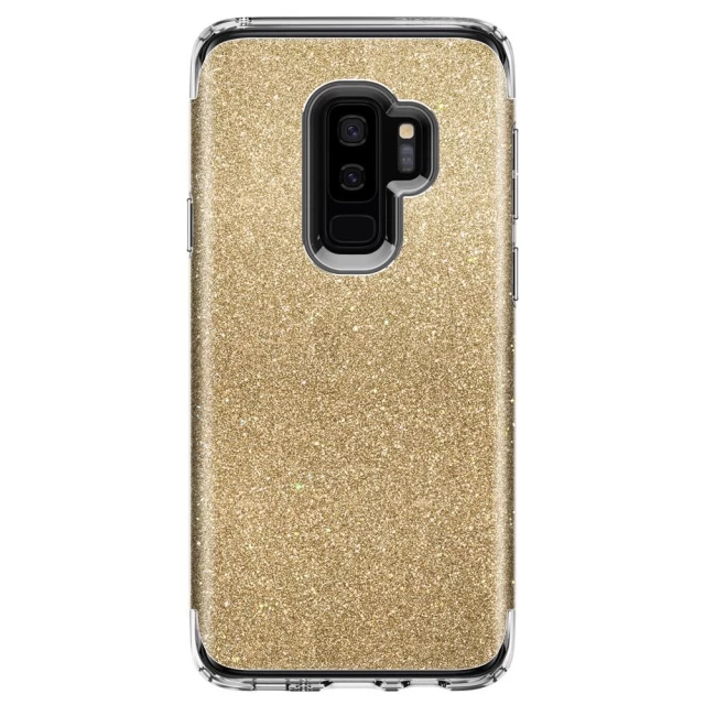 Чехол Spigen для Samsung S9 Plus Slim Armor Crystal Glitter Gold Quartz (593CS22972)