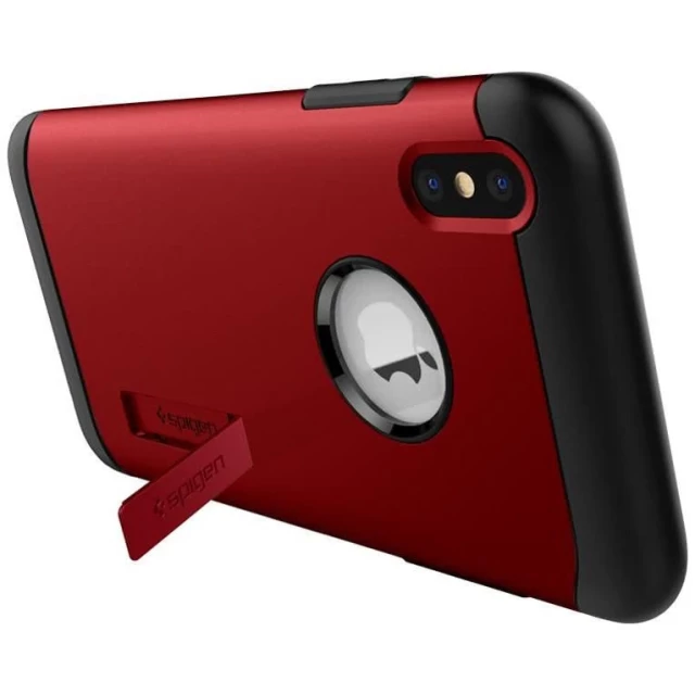 Чехол Spigen для iPhone XS Max Slim Armor Merlot Red (065CS25158)