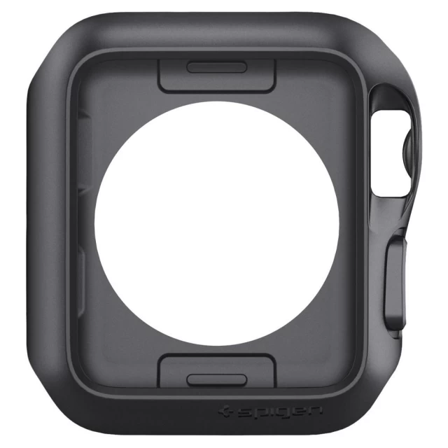 Чохол Spigen для Apple Watch 42 mm Slim Armor Space Gray (059CS22563)