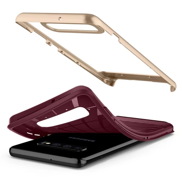 Чехол Spigen для Samsung Galaxy S10 Plus Neo Hybrid Burgundy (606CS25775)