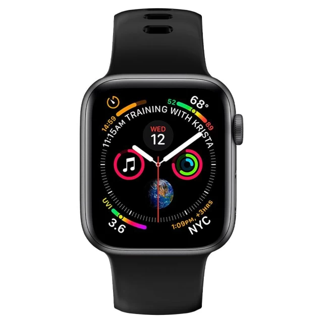Ремінець Spigen Air Fit для Apple Watch 41 | 40 | 38 mm Black (062MP25405)
