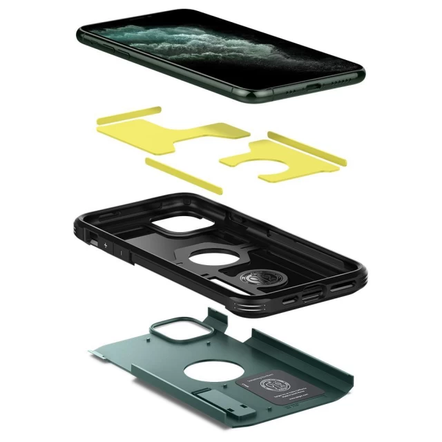 Чехол Spigen для iPhone 11 Pro Max Tough Armor XP Midnight Green (ACS00414)