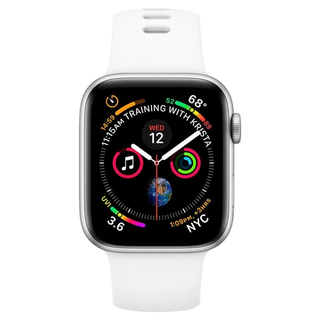 Ремінець Spigen Air Fit для Apple Watch 49 | 45 | 44 | 42 mm White (062MP25402)