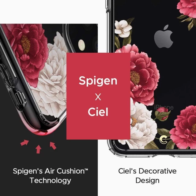Чехол Spigen для iPhone 11 Ciel Red Floral (076CS27215)