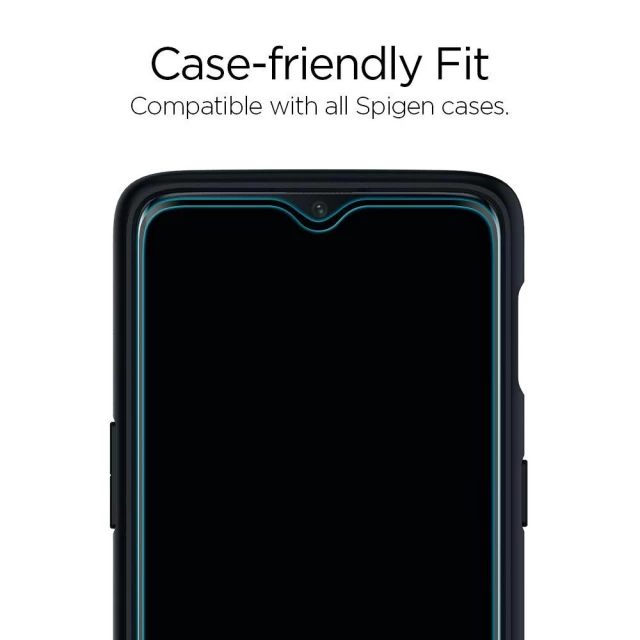 Захисне скло Spigen для OnePlus 6T Full Cover Black (K07GL25446)