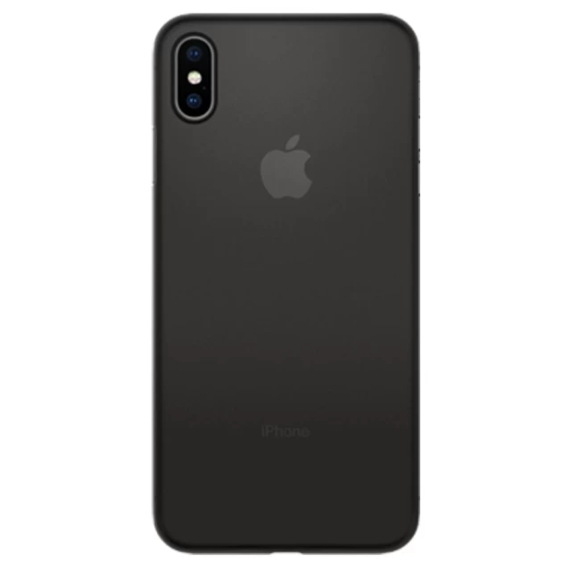 Чехол Spigen для iPhone XS Max AirSkin Black (065CS24830)