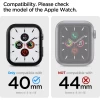 Чехол Spigen для Apple Watch 40 mm Thin Fit Black (061CS24484)