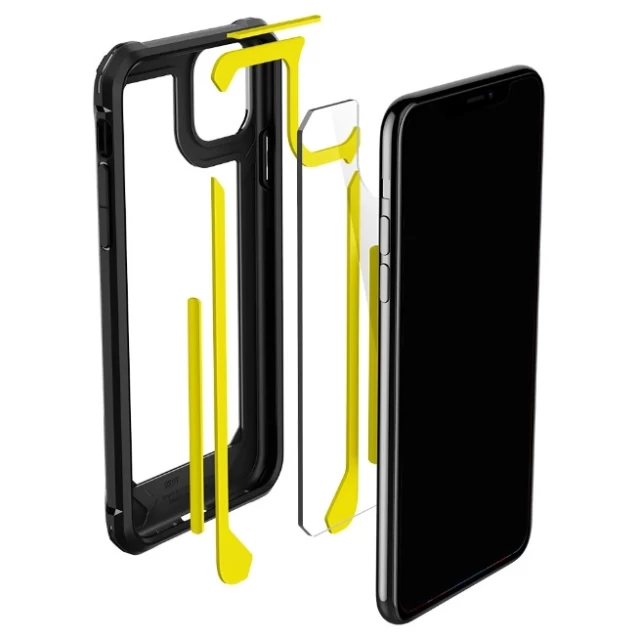 Чохол Spigen для iPhone 11 Pro Gauntlet Carbon Black (077CS27515)